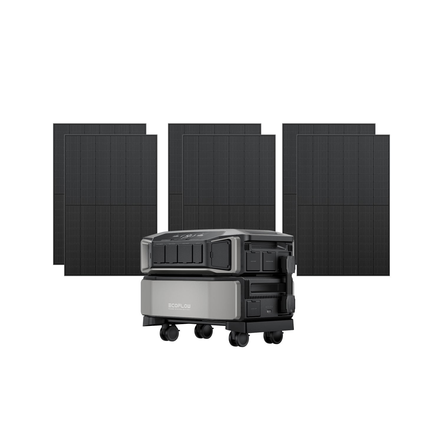 Load image into Gallery viewer, EcoFlow DPU-BUNDLE EcoFlow DELTA Pro Ultra + 6 × 400W Rigid Solar Panels EcoFlow DELTA Pro Ultra Solar Generator
