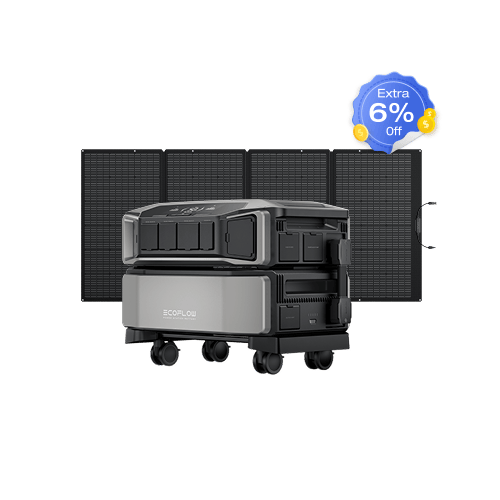 EcoFlow DPU-BUNDLE DELTA Pro Ultra + 400W Portable Solar Panel EcoFlow DELTA Pro Ultra Solar Generator (PV400W)