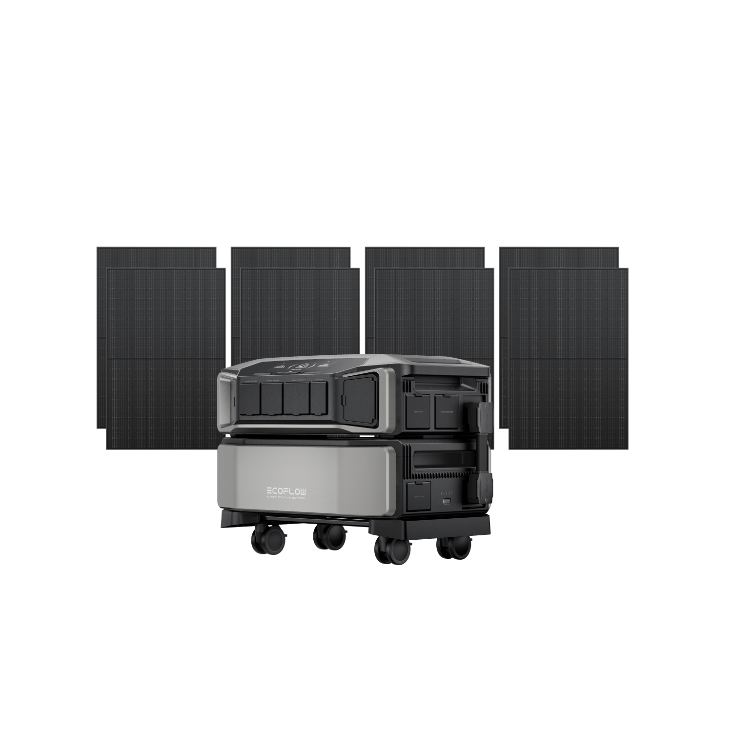 Load image into Gallery viewer, EcoFlow DPU-BUNDLE DELTA Pro Ultra + 8 x 400W Rigid Solar Panel EcoFlow DELTA Pro Ultra Solar Generator (Rigid PV400W)
