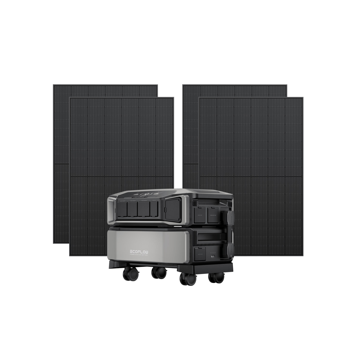 Load image into Gallery viewer, EcoFlow DPU-BUNDLE (Members-only) DELTA Pro Ultra + 4 x 400W Rigid Solar Panel EcoFlow DELTA Pro Ultra Solar Generator (Rigid PV400W)
