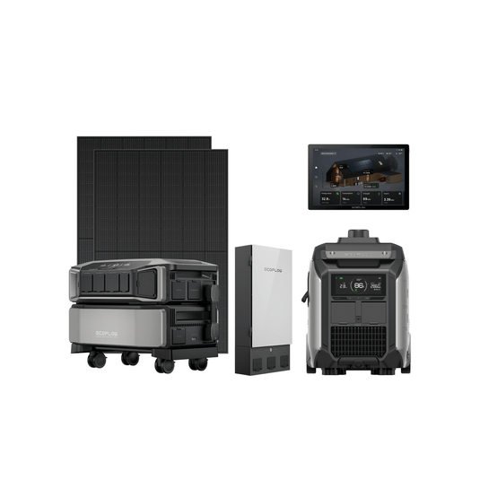 EcoFlow EcoFlow DELTA Pro Ultra + 2 × 400W Rigid Solar Panels + Smart Home Panel 2 + Smart Generator 4000 + PowerInsight Monitor EcoFlow DELTA Pro Ultra Whole-Home Backup Power