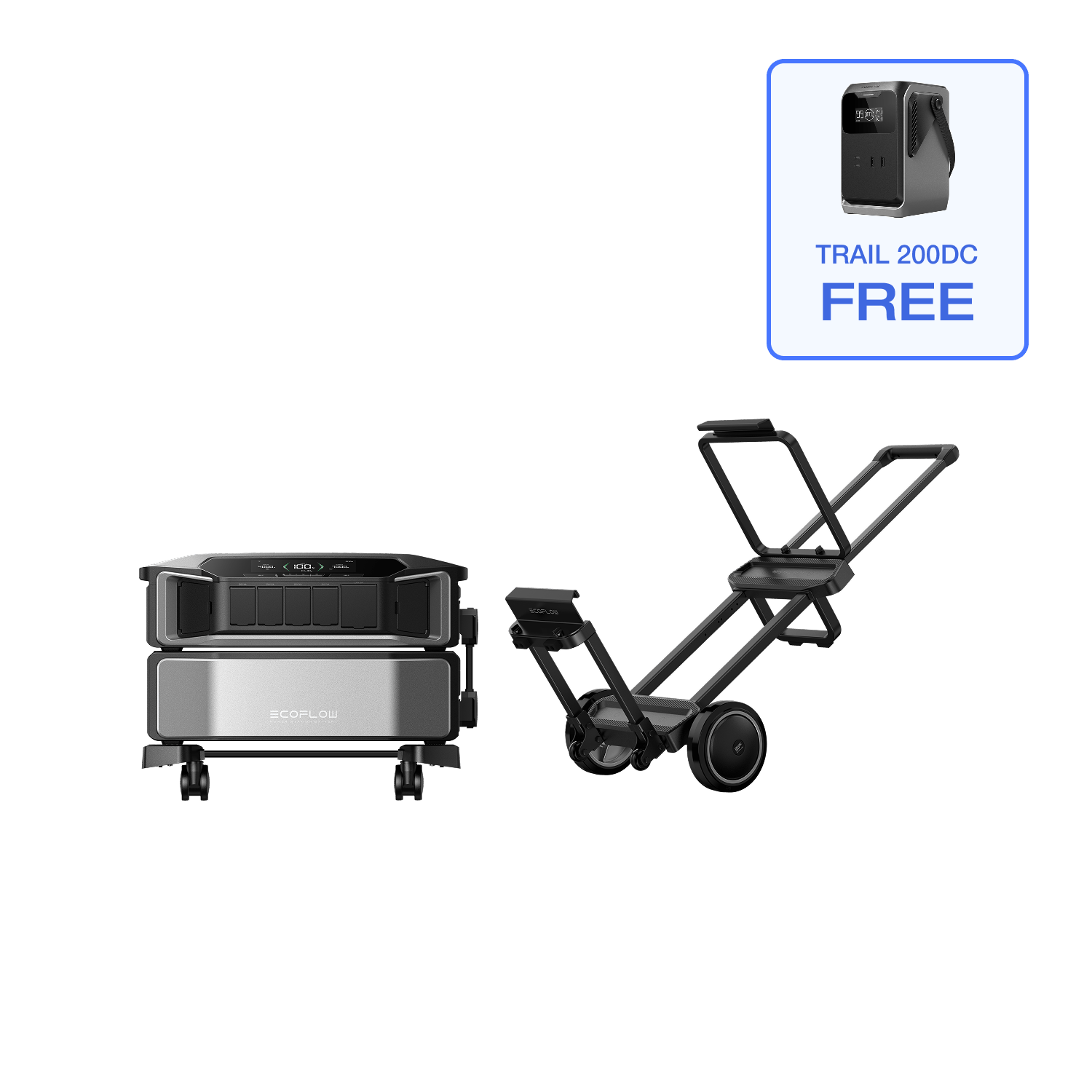 EcoFlow DPU-BUNDLE DELTA Pro Ultra (1 × Inverter + 1 × Battery) EcoFlow DELTA Pro Ultra Whole-Home Backup Power (UL 9540 Certificated)