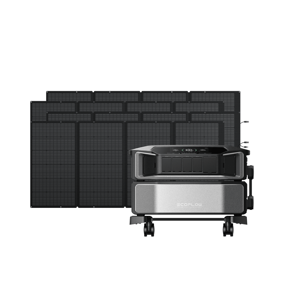 EcoFlow DPU-BUNDLE DELTA Pro Ultra + 4 × 400W Portable Solar Panels EcoFlow DELTA Pro Ultra Whole-Home Backup Power (UL 9540 Certificated)