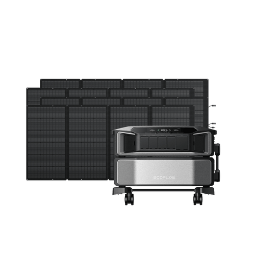 EcoFlow DPU-BUNDLE DELTA Pro Ultra + 4 × 400W Portable Solar Panels EcoFlow DELTA Pro Ultra Whole-Home Backup Power (UL 9540 Certificated)