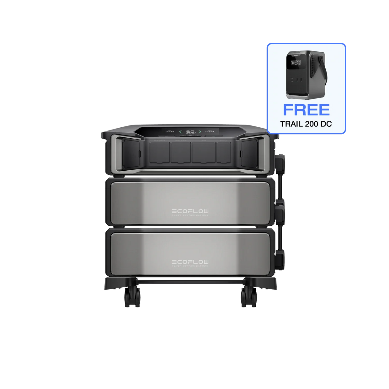 EcoFlow DPU-BUNDLE DELTA Pro Ultra + DELTA Pro Ultra Extra Battery (1 × Inverter + 2 × Batteries) EcoFlow DELTA Pro Ultra Whole-Home Backup Power (UL 9540 Certificated)