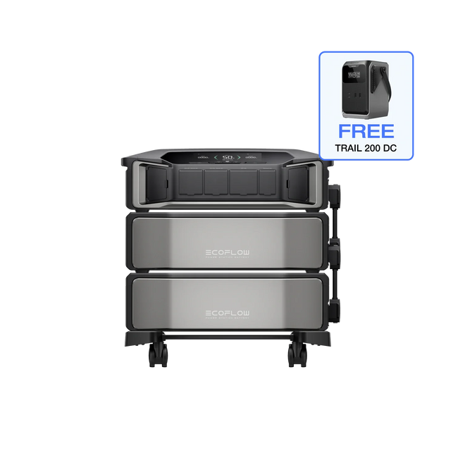 EcoFlow DPU-BUNDLE DELTA Pro Ultra + DELTA Pro Ultra Extra Battery (1 × Inverter + 2 × Batteries) EcoFlow DELTA Pro Ultra Whole-Home Backup Power (UL 9540 Certificated)
