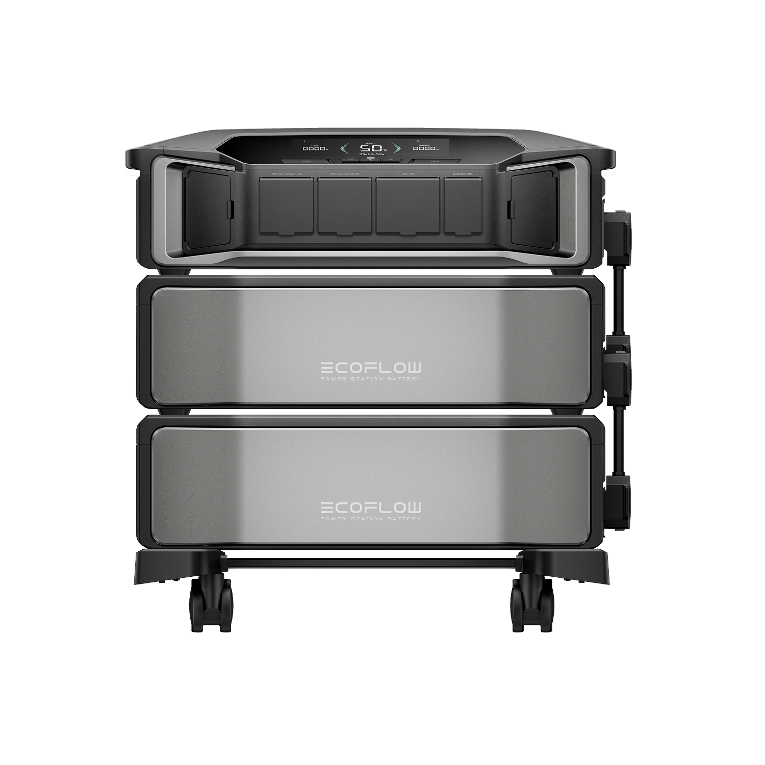 EcoFlow DPU-BUNDLE DELTA Pro Ultra + DELTA Pro Ultra Extra Battery (1 × Inverter + 2 × Batteries) EcoFlow DELTA Pro Ultra Whole-Home Backup Power (UL 9540 Certificated)