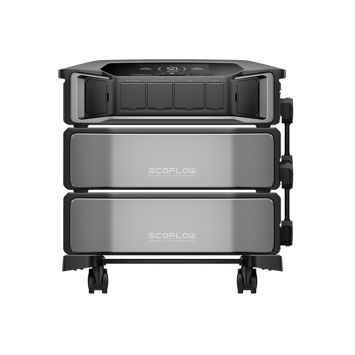 EcoFlow DPU-BUNDLE DELTA Pro Ultra + DELTA Pro Ultra Extra Battery (1 × Inverter + 2 × Batteries) EcoFlow DELTA Pro Ultra Whole-Home Backup Power (UL 9540 Certificated)