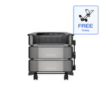 EcoFlow DPU-BUNDLE DELTA Pro Ultra + DELTA Pro Ultra Extra Battery (1 × Inverter + 2 × Batteries) + Free Trolley EcoFlow DELTA Pro Ultra Whole-Home Backup Power (UL 9540 Certificated)