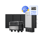 EcoFlow DPU-BUNDLE DELTA Pro Ultra + Smart Home Panel 2 + 400W Portable Solar Panel + Free Monitor EcoFlow DELTA Pro Ultra Whole-Home Backup Power (UL 9540 Certificated)