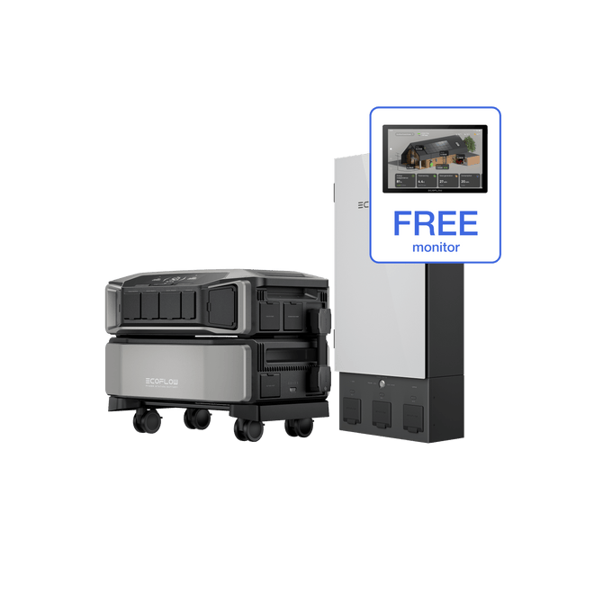 EcoFlow DPU-BUNDLE DELTA Pro Ultra + Smart Home Panel 2 + Free Monitor EcoFlow DELTA Pro Ultra Whole-Home Backup Power (UL 9540 Certificated)
