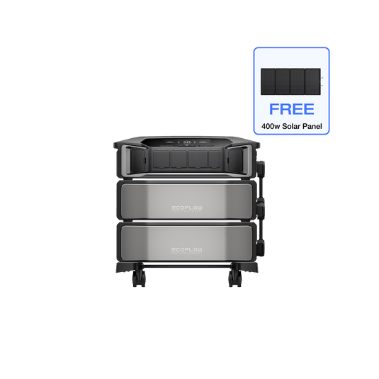 EcoFlow DPU-BUNDLE (Members-only) DELTA Pro Ultra + DELTA Pro Ultra Extra Battery + Free 400W Portable Solar Panel EcoFlow DELTA Pro Ultra Whole-Home Backup Power (UL 9540 Certificated)