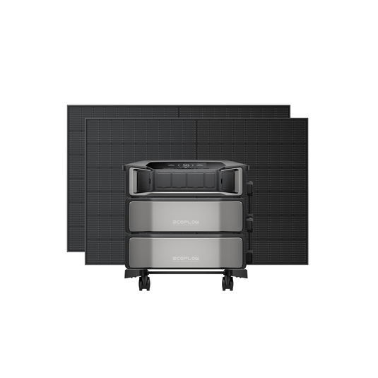 EcoFlow DPU-BUNDLE (Members-only) EcoFlow DELTA Pro Ultra + DELTA Pro Ultra Extra Battery + 2 x 400W Rigid Solar Panels EcoFlow DELTA Pro Ultra Whole-Home Backup Power (UL 9540 Certificated)