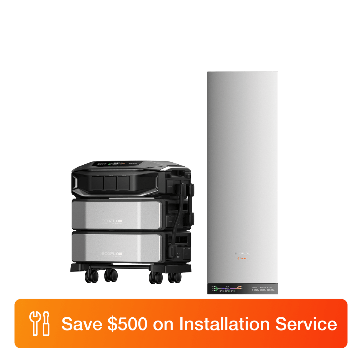 EcoFlow DPUX-BUNDLE DELTA Pro Ultra X (1 x Inverter + 2 x Batteries) + Smart Home Panel 3 EcoFlow DELTA Pro Ultra X Smart Control Kit