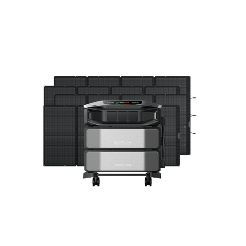 EcoFlow DPUX-BUNDLE DELTA Pro Ultra X  (1 × Inverter + 2 × Batteries) + 4 × 400W Rigid Solar Panel EcoFlow DELTA Pro Ultra X Solar Generator