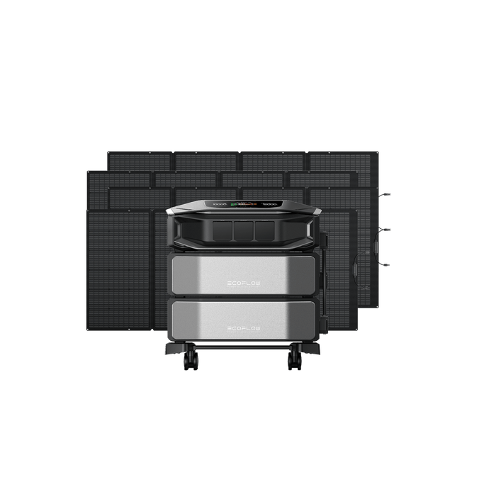 EcoFlow DPUX-BUNDLE DELTA Pro Ultra X  (1 × Inverter + 2 × Batteries) + 4 × 400W Rigid Solar Panel EcoFlow DELTA Pro Ultra X Solar Generator