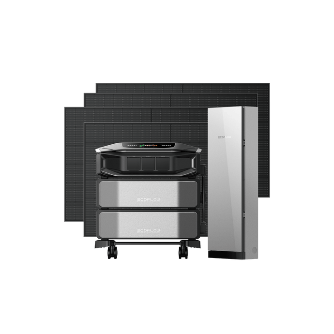 EcoFlow DPUX-BUNDLE DELTA Pro Ultra X  (1 × Inverter + 2 × Batteries) + Smart Home Panel 3 + 4 × 400W  Portable Solar Panel EcoFlow DELTA Pro Ultra X Solar Generator