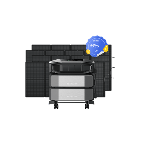 EcoFlow Solar Generator With 4 × 400W Solar Panel EcoFlow DELTA Pro Ultra X Solar Generator
