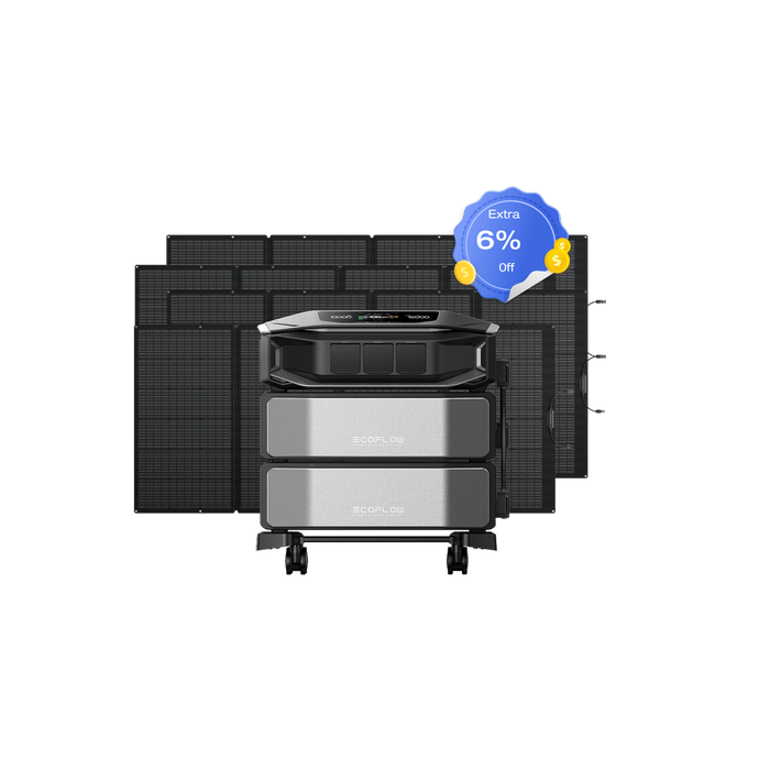 EcoFlow Solar Generator With 4 × 400W Solar Panel EcoFlow DELTA Pro Ultra X Solar Generator