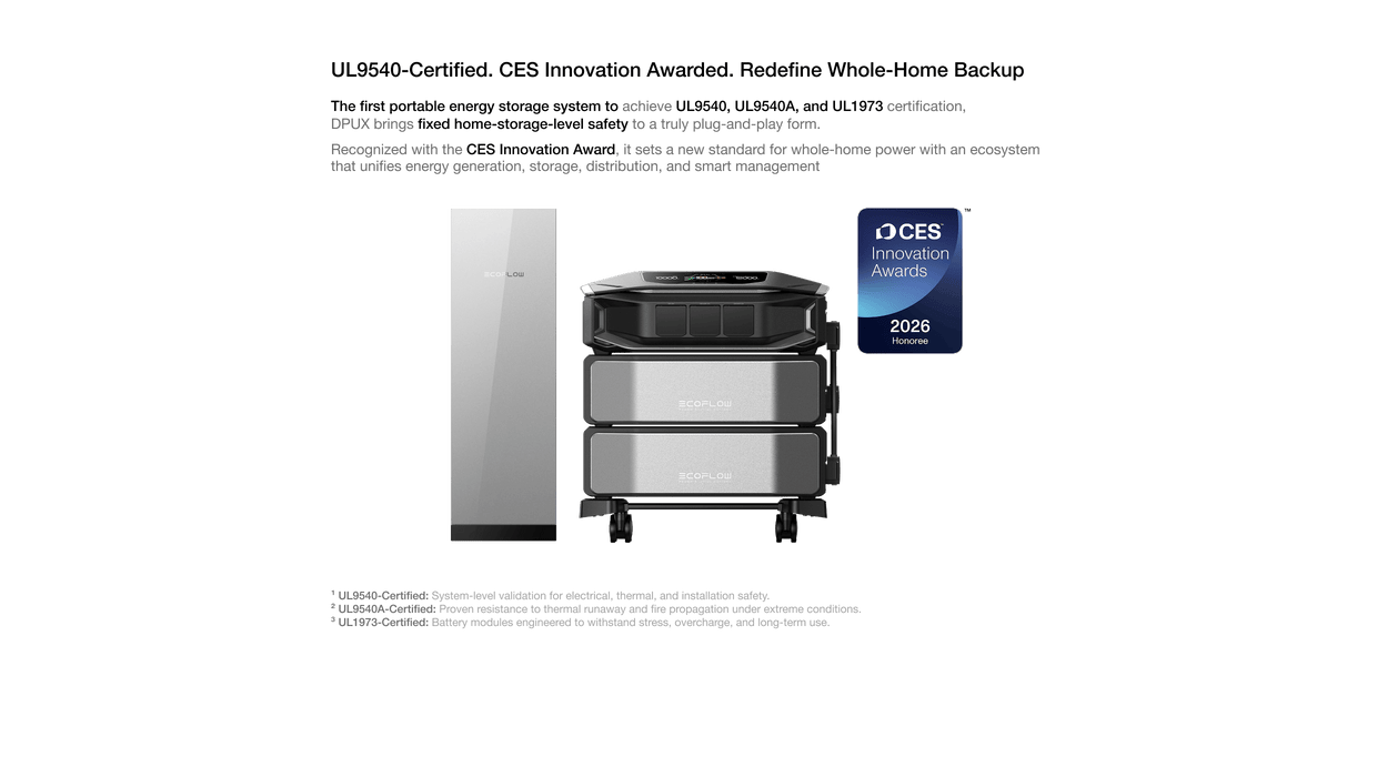 EcoFlow DPUX-BUNDLE EcoFlow DELTA Pro Ultra X Whole-Home Backup Power