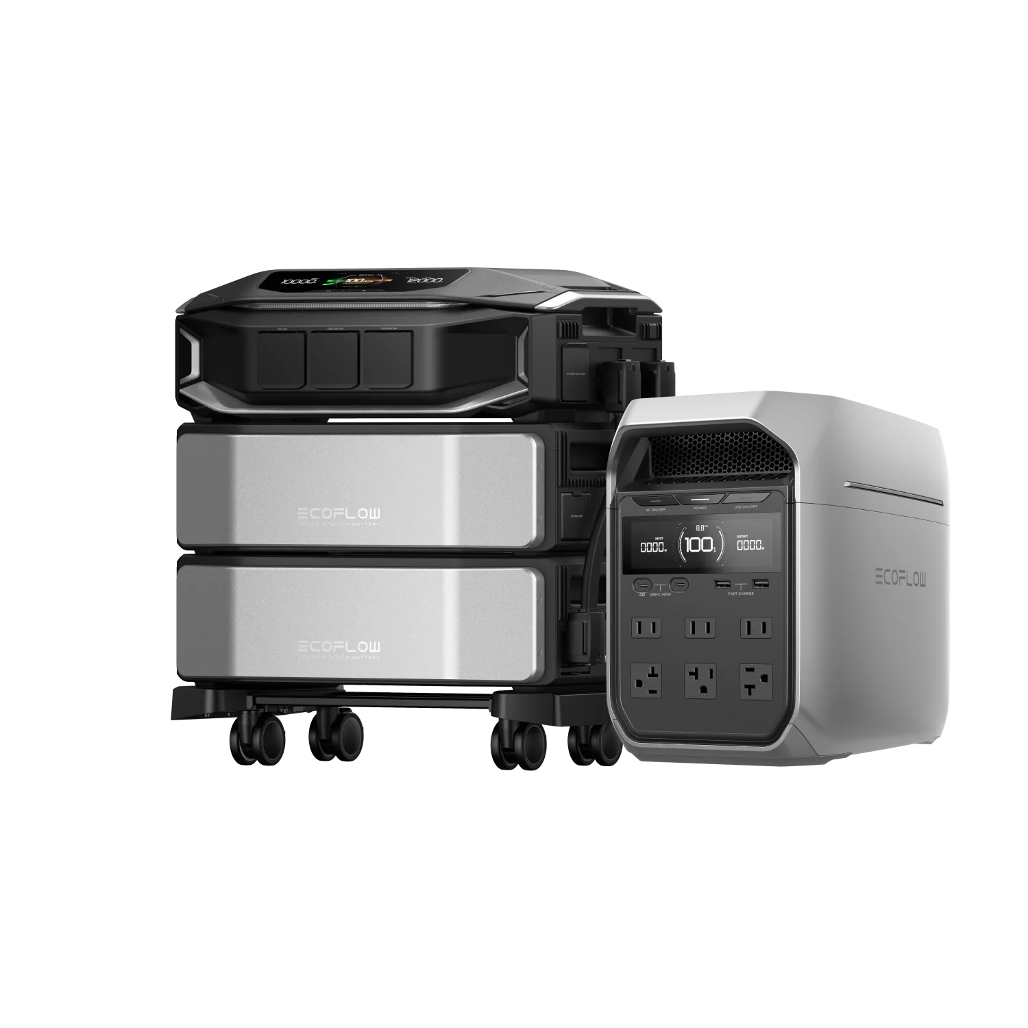 EcoFlow DPUX-BUNDLE DELTA Pro Ultra X (1 x Inverter + 2 x Batteries) + DELTA 3 Plus EcoFlow DELTA Pro Ultra X Whole-Home Backup Power