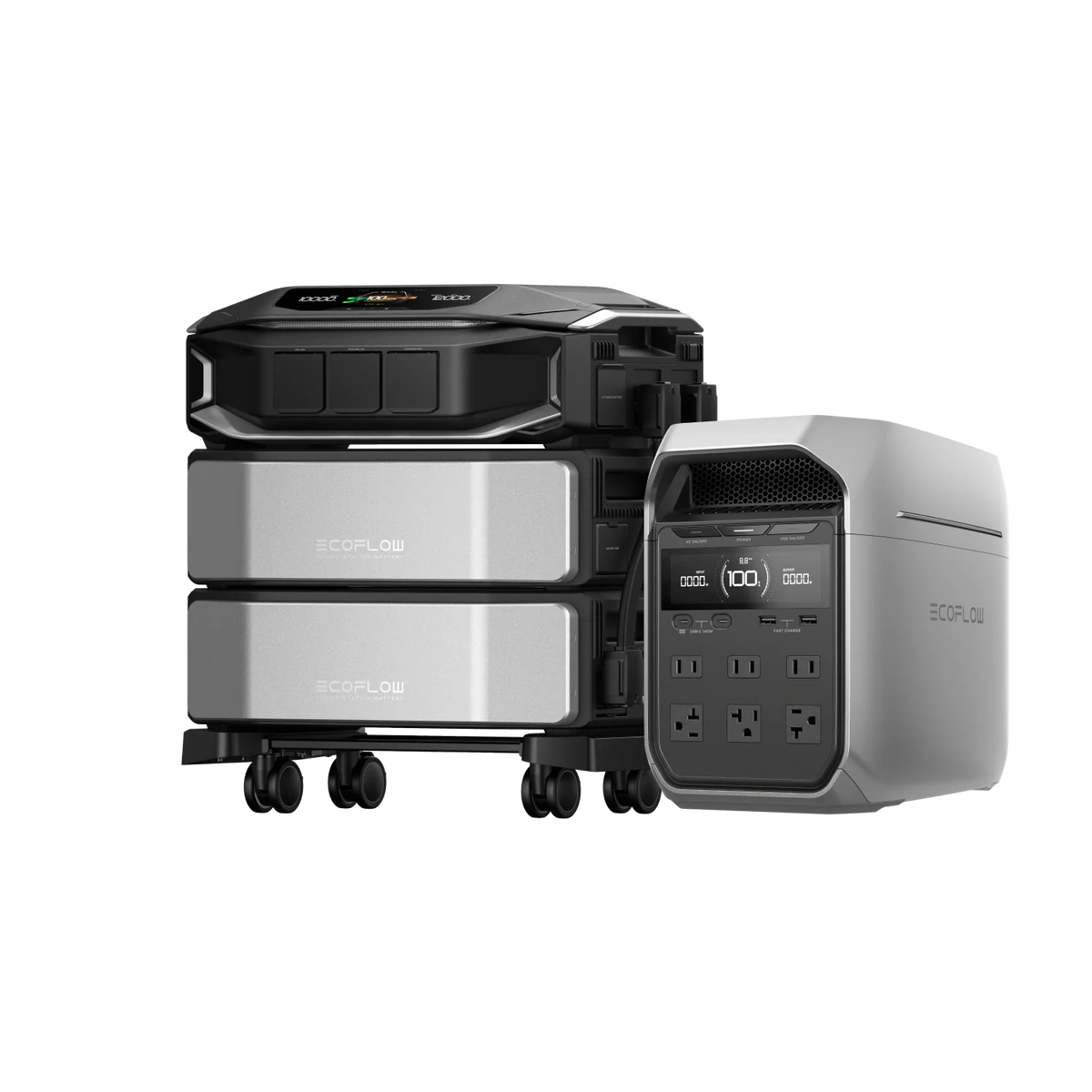 EcoFlow DPUX-BUNDLE DELTA Pro Ultra X (1 x Inverter + 2 x Batteries) + DELTA 3 Plus EcoFlow DELTA Pro Ultra X Whole-Home Backup Power