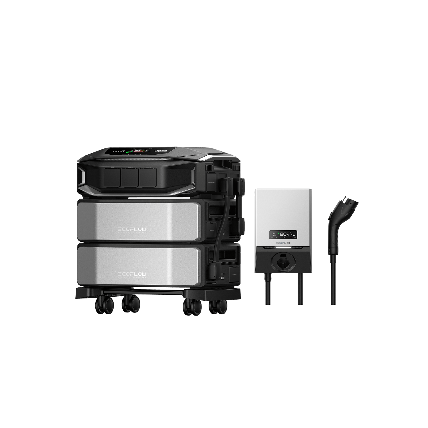 EcoFlow DPUX-BUNDLE DELTA Pro Ultra X (1 x Inverter + 2 x Batteries) + PowerPulse EV Charger (9.6kW) EcoFlow DELTA Pro Ultra X Whole-Home Backup Power