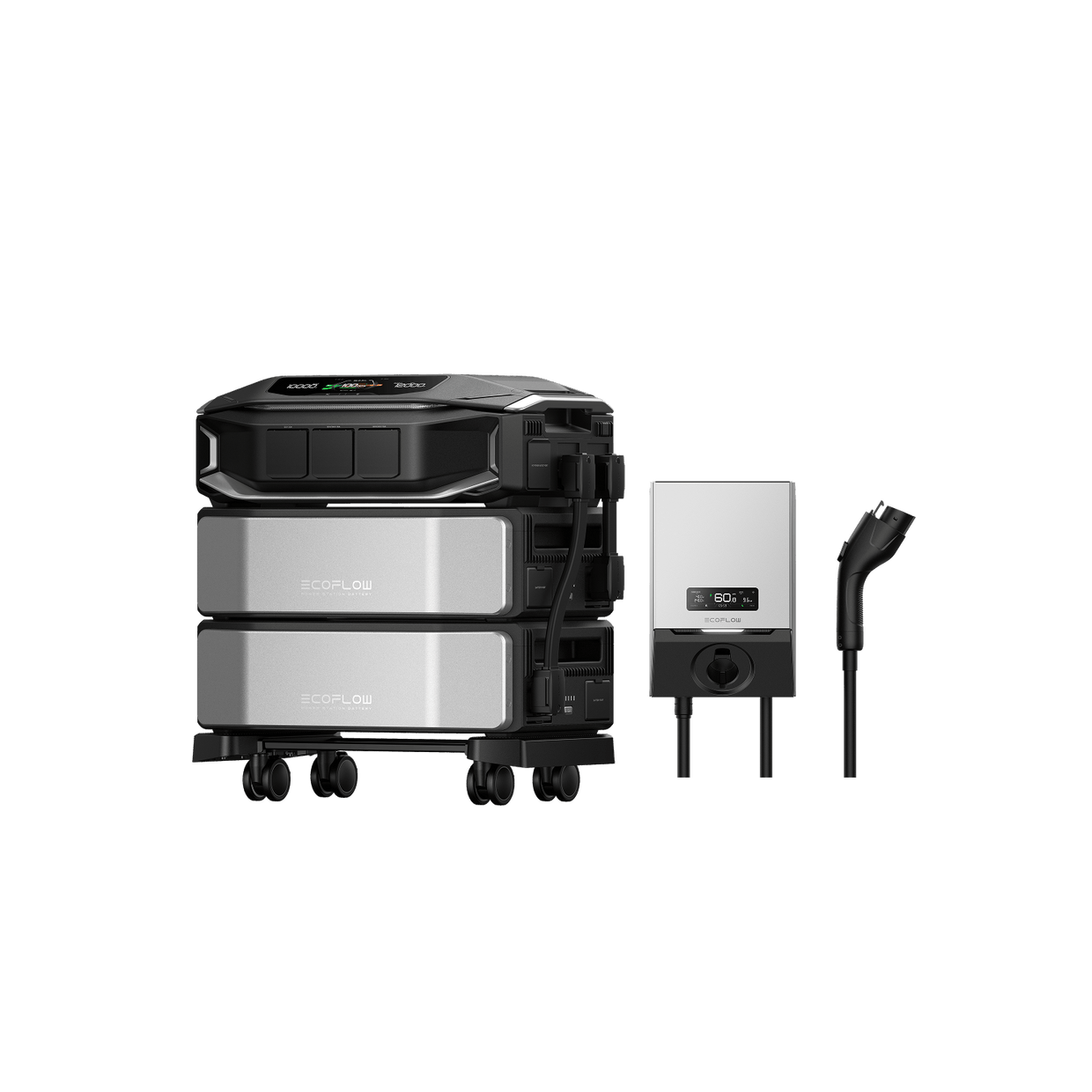 EcoFlow DPUX-BUNDLE DELTA Pro Ultra X (1 x Inverter + 2 x Batteries) + PowerPulse EV Charger (9.6kW) EcoFlow DELTA Pro Ultra X Whole-Home Backup Power