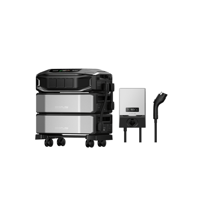 EcoFlow DPUX-BUNDLE DELTA Pro Ultra X (1 x Inverter + 2 x Batteries) + PowerPulse EV Charger (9.6kW) EcoFlow DELTA Pro Ultra X Whole-Home Backup Power