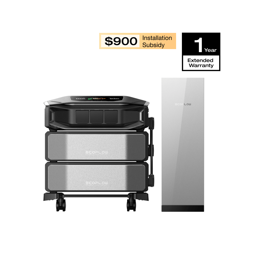 EcoFlow DPUX-BUNDLE DELTA Pro Ultra X (1 x Inverter + 2 x Batteries) + Smart Home Panel 3 EcoFlow DELTA Pro Ultra X Whole-Home Backup Power