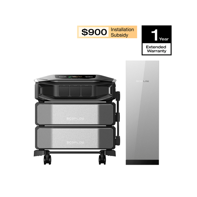EcoFlow DPUX-BUNDLE DELTA Pro Ultra X (1 x Inverter + 2 x Batteries) + Smart Home Panel 3 EcoFlow DELTA Pro Ultra X Whole-Home Backup Power