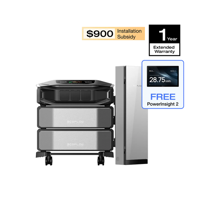 EcoFlow DPUX-BUNDLE DELTA Pro Ultra X (1 x Inverter + 2 x Batteries) + Smart Home Panel 3 EcoFlow DELTA Pro Ultra X Whole-Home Backup Power