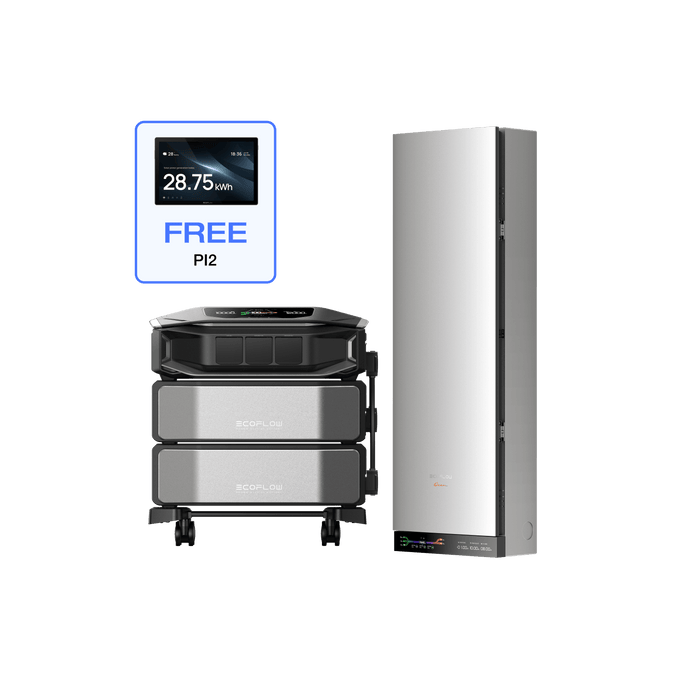 EcoFlow DPUX-BUNDLE DELTA Pro Ultra X (1 x Inverter + 2 x Batteries) + Smart Home Panel 3 + Free PowerInsight 2 EcoFlow DELTA Pro Ultra X Whole-Home Backup Power