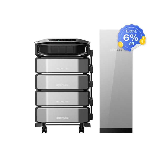 EcoFlow DPUX-BUNDLE DELTA Pro Ultra X (1 x Inverter + 4 x Batteries) + Smart Home Panel 3 EcoFlow DELTA Pro Ultra X Whole-Home Backup Power