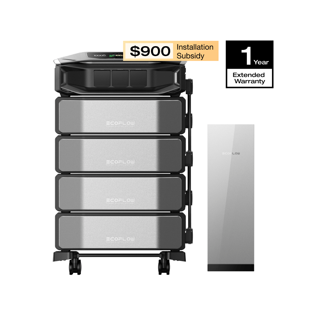 EcoFlow DPUX-BUNDLE DELTA Pro Ultra X (1 x Inverter + 4 x Batteries) + Smart Home Panel 3 EcoFlow DELTA Pro Ultra X Whole-Home Backup Power