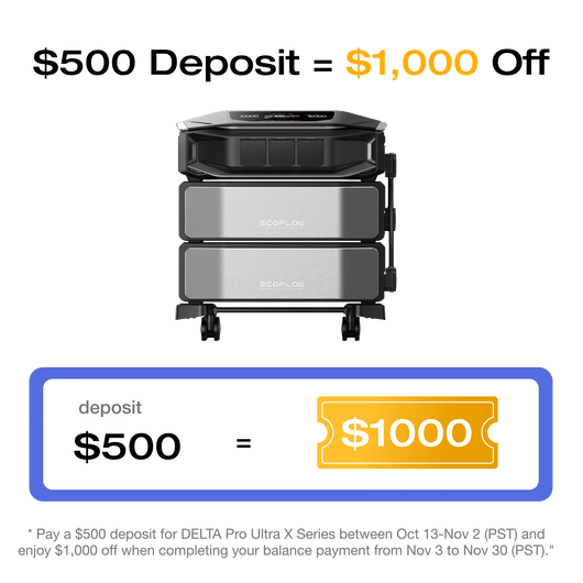 EcoFlow DPUX-BUNDLE Deposit For DELTA Pro Ultra X Series EcoFlow DELTA Pro Ultra X Whole-Home Backup Power