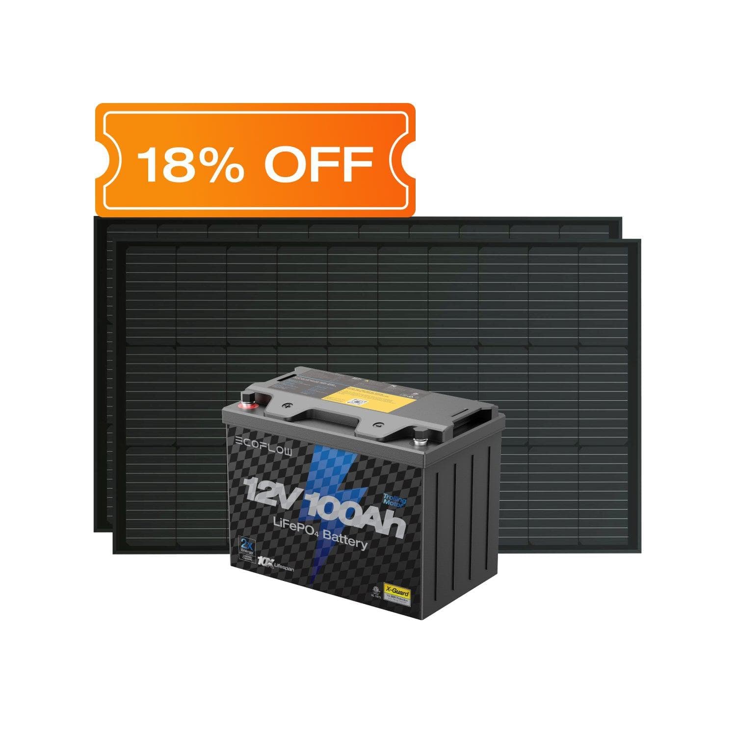 12V 100Ah Marine Trolling Motor Battery EcoFlow US EcoFlow