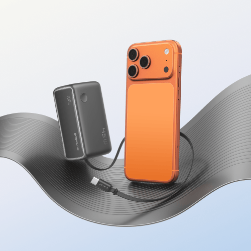 EcoFlow Rapid EcoFlow RAPID 3-in-1 Power Bank (10K, 45W, Retractable Cable & AC Plug)