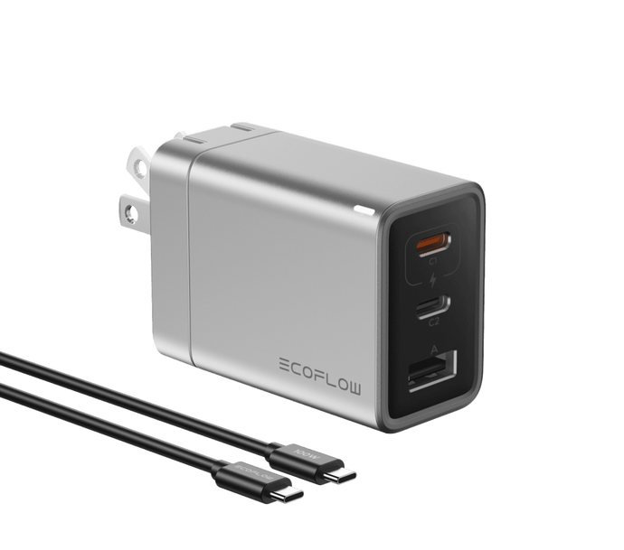 EcoFlow Accessory RAPID 20W GaN Charger with 60W Cable EcoFlow RAPID 65W GaN Charger with 100W Cable