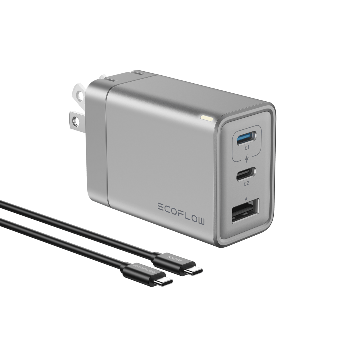 EcoFlow Accessory RAPID 65W GaN Charger with 100W Cable EcoFlow RAPID 65W GaN Charger with 100W Cable