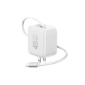 Load image into Gallery viewer, EcoFlow Rapid Charger 45W White EcoFlow RAPID Charger (45W, Retractable Cable, GaN)
