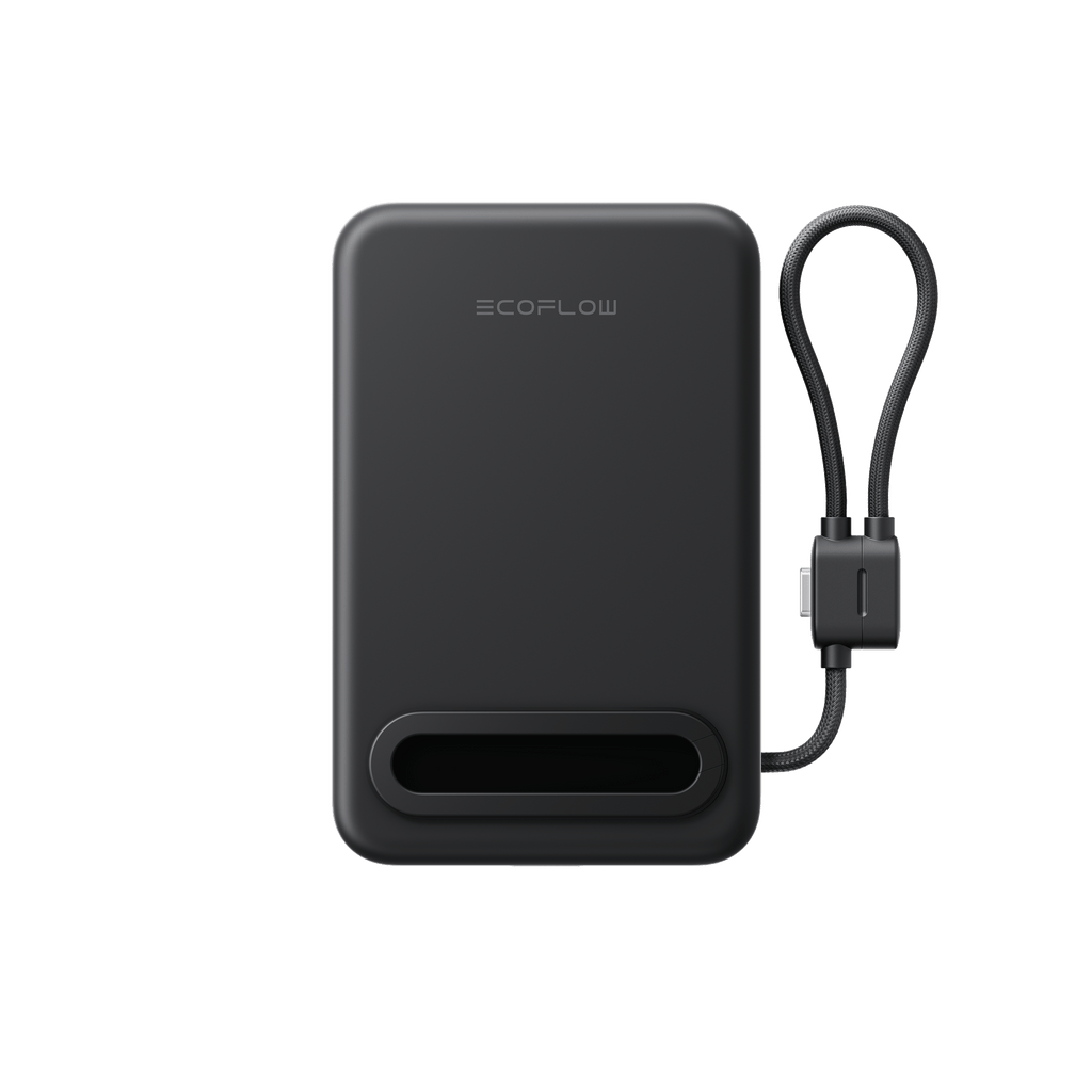 EcoFlow RAPID Mag Power Bank USB-Cケーブル内蔵 EcoFlow RAPID Mag Qi2.2 Magnetic Power Bank (10,000mAh, 25W, Built-in