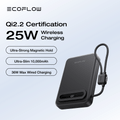 Load image into Gallery viewer, EcoFlow Rapid Mag EcoFlow RAPID Mag Qi2.2 Magnetic Power Bank (10,000mAh, 25W, Built-in USB-C Cable)
