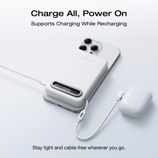 EcoFlow Rapid Mag EcoFlow RAPID Mag Qi2.2 Magnetic Power Bank (10,000mAh, 25W, Built-in USB-C Cable)