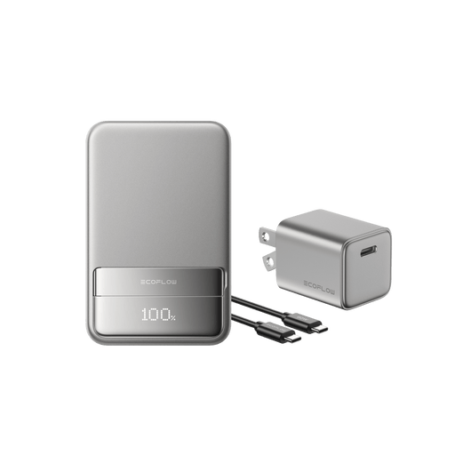 EcoFlow Rapid 10000 mAh / Silver / 30W Charger EcoFlow RAPID Magnetic Power Bank (10000mAh)