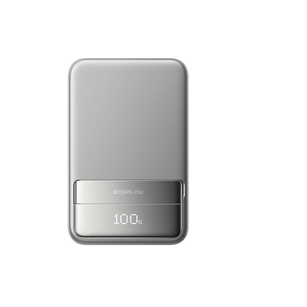 Load image into Gallery viewer, EcoFlow Rapid 10000 mAh / Silver / No Charger EcoFlow RAPID Magnetic Power Bank (10000mAh)
