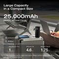 Load image into Gallery viewer, EcoFlow Rapid EcoFlow RAPID Power Bank (25,000mAh, 170W, 100W Built-In and Retractable Cables)
