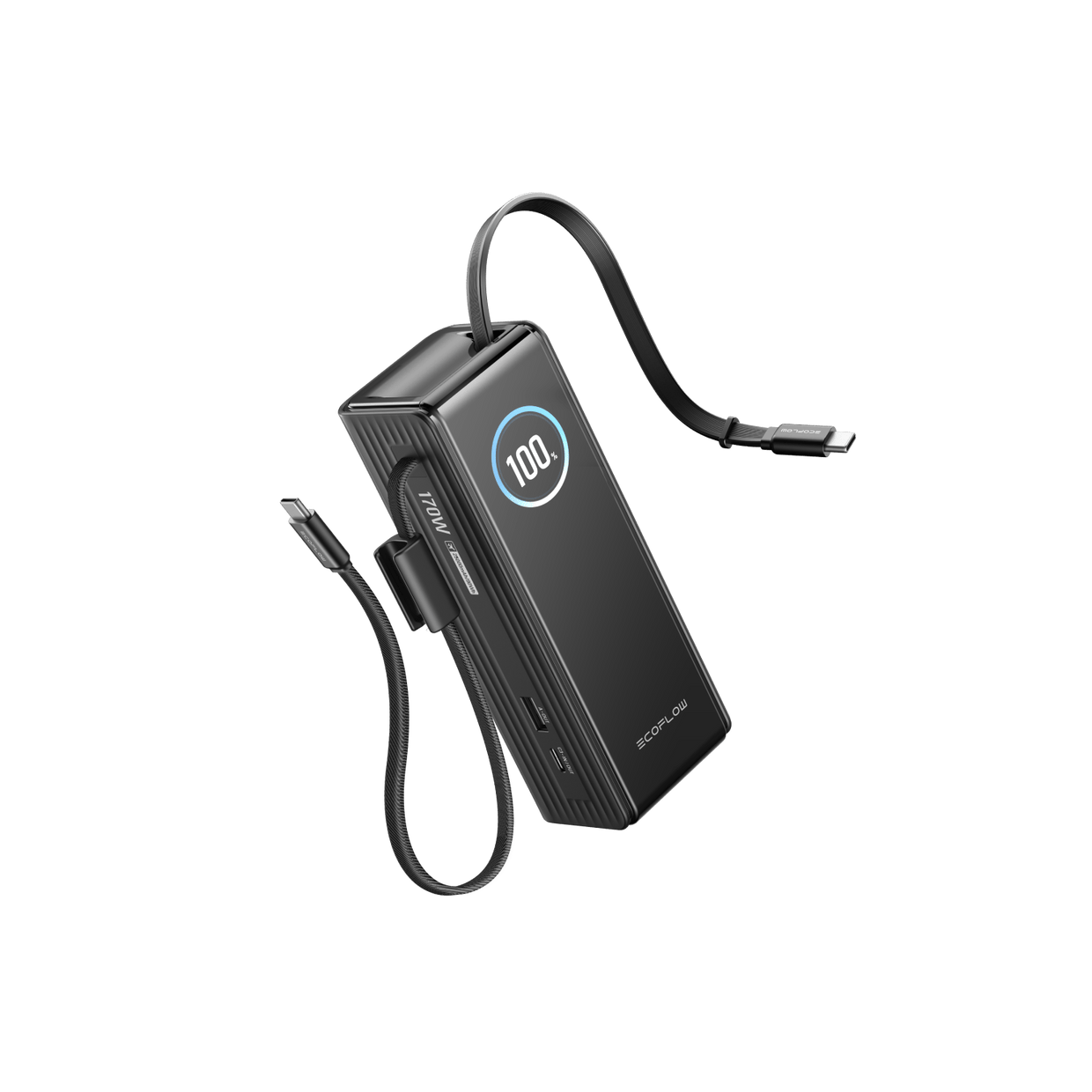 EcoFlow RAPID Power Bank (25,000mAh, 170W, 100W Built-In and Retractab EcoFlow RAPID Power Bank (25,000mAh, 170W, 100W Built-In and Retractab