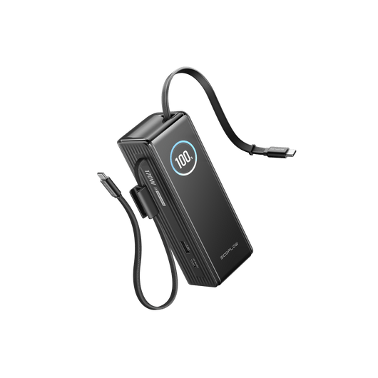 EcoFlow Rapid25k-with EcoFlow RAPID Power Bank (25,000mAh, 170W, 100W Built-In and Retractable