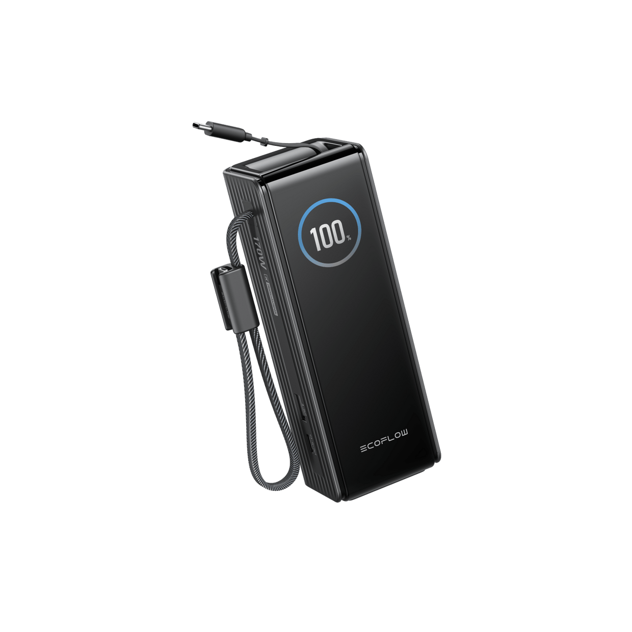EcoFlow RAPID Power Bank (25K, 170W, 100W Built-In and Retractable Cab EcoFlow RAPID Power Bank (25K, 170W, 100W Built-In and Retractable Cab